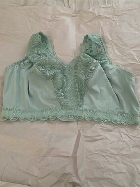 Breezies Light Mint Green Lace Bralette